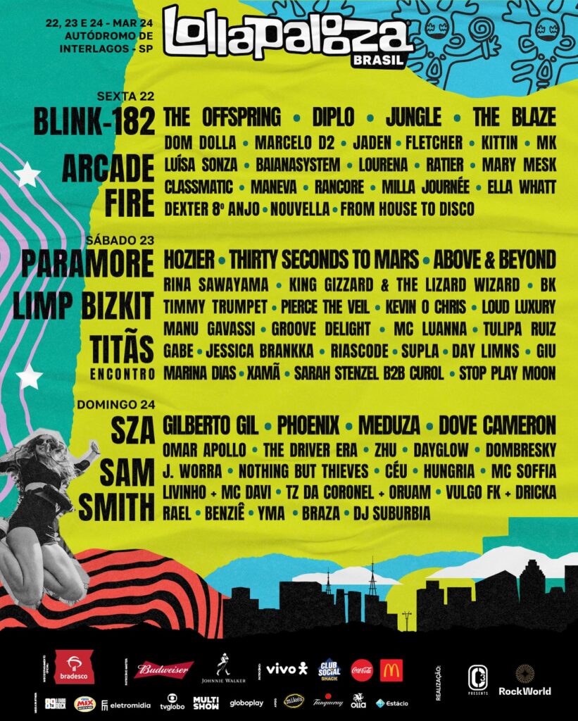 Lollapalooza Brasil 2024 Saiba informações sobre tipos de ingressos